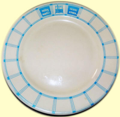 Mickey Mantle Country Kitchen Restaurant Plate