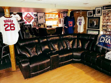 Wade Boggs Collection memorabilia room