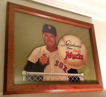  Original Ted Williams Moxie cardboard counter display